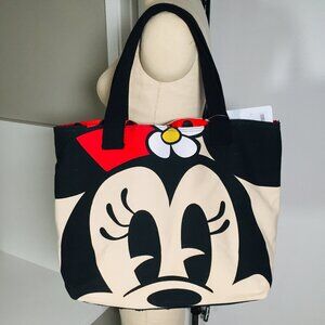 Disney Mickey Minnie Mouse Double Sided Canvas Tote bag